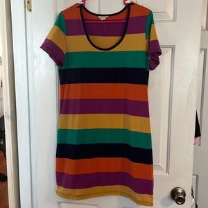 Derek Heart Plus Dress 💜💛🧡